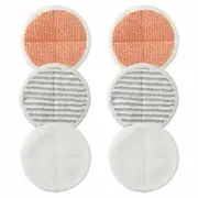 6 Pack Replacement Pads for Bissell Spinwave 2124,2039A,2307,23157,20391,20399 Powered Hard Floor Mop