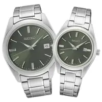 在飛比找momo購物網優惠-【SEIKO 精工】簡約都會石英情侶對錶 6N52-00A0