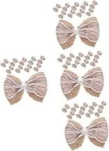 Healeved Sets Elegant DIY Craft Bows Mini Bows Wrapping Ribbon Decor for Occasions Pcs