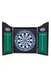 Geelong Cats AFL Dartboard + Cabinet