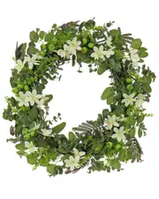National Tree Company 24In Spring Mixed Blossoms Floral Wreath
