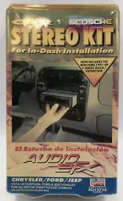 Scosche FCJ1275A Car Stereo Mounting Kit for Select 19 74+ Ford/Chrysler/JeepNIB