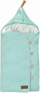 Jané Hooded Footmuff with Zip Bottom 95% Cotton 5% Elastane Universal 0 Months +