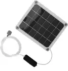 Solar Air Pump Bubbler for Fish Pond, 20W Solar Pond Aerator, Noiseless Solar