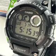 Casio Men's Quartz Super Illuminator Black Resin 47mm Watch W735H-1AV