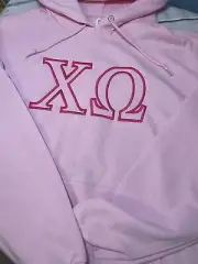 Small Chi omega Sorority Hooded Sweatshirt