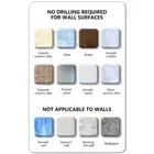 Waterproof Suction Cup Shelf Space Saves Folding Shelf Two Layer for Bathroom