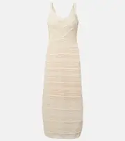 [Zimmermann] Zimmermann Lucky knitted midi dress AU 12 white
