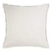 J Elliot Home Linen Collection 50x50cm Feather Filled Cushion Pillow Sqr White