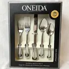 Oneida Kitchen Attalia Stainless Dessert Serving Set Berry Spoon Cake Server