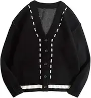 [Generic] Men Sweater Knit Cardigan Jackets Cárdigan Mens Sweatshirt Knitwear Coat