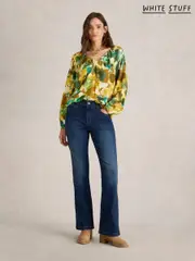 White Stuff Blue Harriet Bootcut Jeans (AG2410) | $136