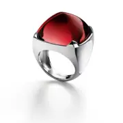 Baccarat Medicis Sterling Silver, Crystal Ring 2803003
