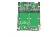 USB3.1 TYPE-A to DUAL mSATA RAID Adapter 2 MSATA Converter RAID0 RAID1 JBOD