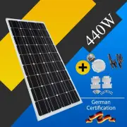 440W 400W Mono Solar Panel Kit 12V Mono Portable Home Caravan Camping Charging