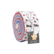 Jelly Roll Holiday Essentials Americana USA Cotton Fabric Precuts Bundle M529.12