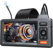DEPSTECH Fiberscope Dual Lens [New Model for 2024] 1080P Endoscope Camera with 5