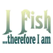 Fish Therefor I Am - Vinyl Decal Sticker - Multiple Patterns & Sizes - ebn1729