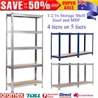 1/2/3x Warehouse Shelving Racking Steel Pallet Garage Shelves Metal Storage Rack