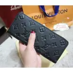 精品二手 LV 路易威登 CLEMENCE MONOGRAM 長夾 黑色壓花 長夾 M60171