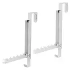 2 Pieces over The Door Hook Laundry Rack Hooks Easy Installation Door Rear