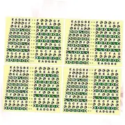 Parliky Guitar Fretboard Sticker Pack 10 Chord Notes Map Stickers for 6-string Guitars