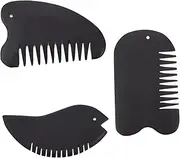 Healeved 3Pcs Massage Combs Ergonomic Hair Scalp Massager Body Scraping Tool for Relaxation