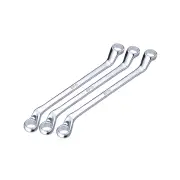 SP Tools 3Pcs 75 Degree Offset Brake Bleeder Ring Spanner Set - Flat Drive