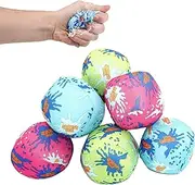 Satiskid 12 PCS Reusable Water Balls, Water Splash Soaker Balls, Cotton Water Absorbent Ball for Swimming Pool, Beach, Backyard Outdoor Play, Pool Beach Party Favors, Water Balls for Kids Adults