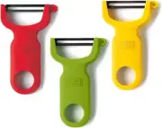 Peeler 3-Pack Red/Green/Yellow - Set of 3 Red/Green/Yellow