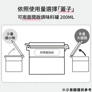 可兩面開啟調味料罐 200ML SG01 NITORI宜得利家居