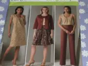 SIMPLICITY 2570 MISSES DRESS OR TOP PANTS SKIRT JACKET PATTERN-UNCUT-SIZES -6-14