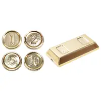 在飛比找蝦皮購物優惠-LEGO 樂高 銀行 金塊 金幣 黃金 電鍍 密封包裝 97