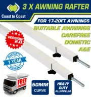 Coast To Coast 3 X Coast Curved Roof Rafter for Roll Out Caravan Awning Rafters