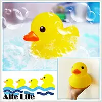 在飛比找樂天市場購物網優惠-測溫黃色小鴨沐浴玩具 ST玩具 黃色小鴨 洗澡玩具 游泳鴉 