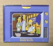 SIMPSONS TV TAZO TAZOS- #5 ONE FISH TWO FISH BLOWFISH BLUE FISH - NEW 2006 Fox
