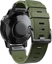 Compatible with Garmin Fenix 6 Watch Band for Fenix 7/Fenix 6 Pro/5, 22mm Quickfit Nylon Sport Watch Strap for Forerunner 945/965/935/Epix gen 2/Instinct/Fenix 5 plus