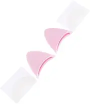 Totority Cat Ear Helmet Decoration Adorable TPU Ornaments for Motorcycle Helmets Easy to Apply with Double Sided Stickers Unique and Playful Accessory for Personal Style
