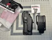 Safariland 6390RDS ALS STX LH Duty Holster GLOCK 17 22 + LIGHT & RED DOT - LEFT
