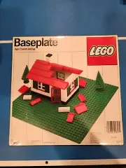 Vintage 1989 LEGO Baseplate #813 Green Unopened! VTG