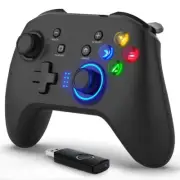 Forty4 Wireless Gaming Controller, Game Controller for PC Windows 7/8/10/11, PS3