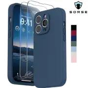 For iPhone 16e 15+ 14 Pro Max 13 12 11 XS Liquid Silicone Shockproof SOFT Case
