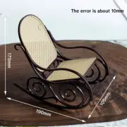 1:6 Scale Dollhouse Miniatures Furniture Vintage Rocking Chair Armchair Garden