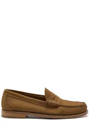 G.H Bass & CO Weejun Heritage Nubuck Penny Loafers - Brown - 45 (IT45 / UK11) 45 (IT45 / UK11)