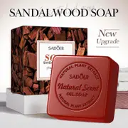 Sandalwood Essential Oil Soap Deep Cleansing Body Universal Soap 100g