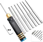 7-in-1 Scribe Tool Panel Line Scriber Scribing Tools Resin Carved Chisel for Gundam Gunpla Model Kits Carving Cutting -0.1/0.2/0.4/0.6/0.8/1.0/2.0mm Blades