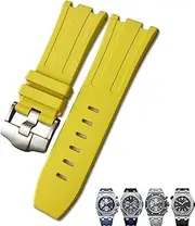 [KLVN] Natural Resin Fluorine Rubber 28mm Watchband Replacement For Audemars Royal Oak Piguet Offshore For AP Watch Strap
