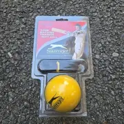 Slazenger Cricket Batting Practice String Rubber Ball Trainer Michael Clarke