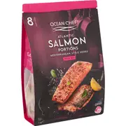 Ocean Chef Atlantic Salmon Portions Mediterranean Style 1Kg