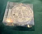 Submersible RGB LED Lights Waterproof Pool Outdoor 3-AAA Battery Remote Control